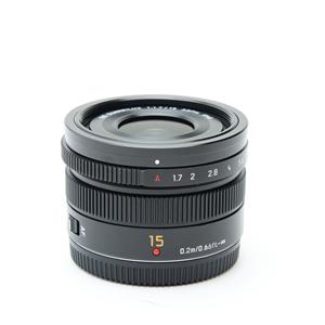 パナソニック LUMIX G 15mm F1.7 ASPH. レンズ パナソニック LEICA DG SUMMILUX 15mm/F1.7 ASPH. H-X015-S [シルバー