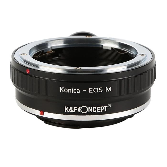 K&F Concept (ケーアンドエフ・コンセプト) マウントアダプター コニカARレンズ/キヤノンEOS Mボディ用 三脚座付  KF-AREM-T