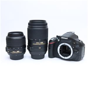 中古)Nikon (ニコン) D5200 ダブルズームキット ブラック（商品ID 