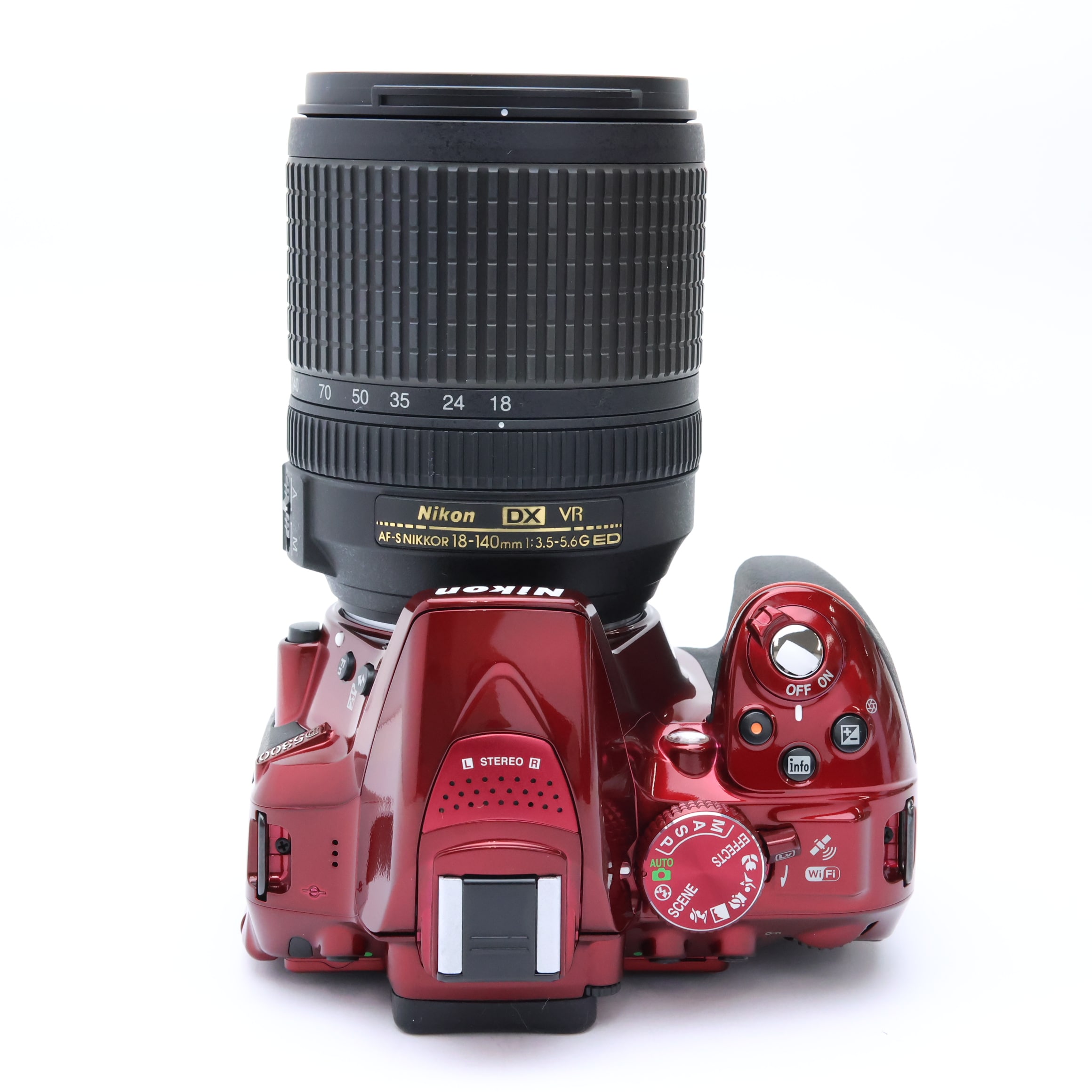 中古)Nikon (ニコン) D5300 18-140 VR レンズキット レッド（商品ID