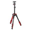 Manfrotto (マンフロット) befree one アルミニウム三脚キット MKBFR1A4R-BH レッド