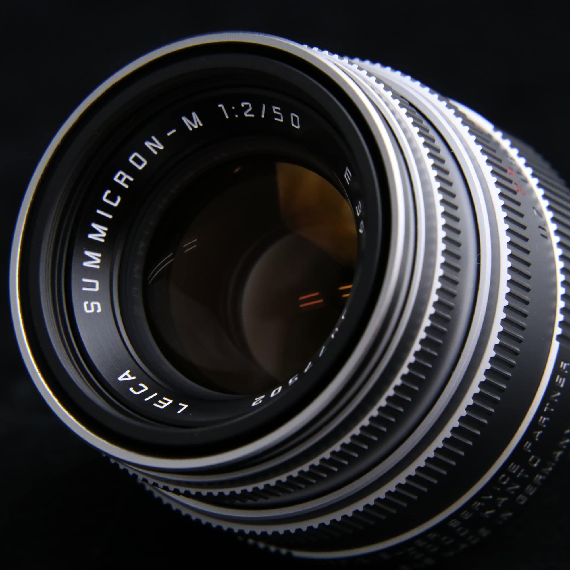 【保証書あり】ライカ ズミクロン M50mm F2 レンズフード組込 シルバー LEICA - 【保証書あり】ライカ ズミクロン M50mm F2 レンズフード組込