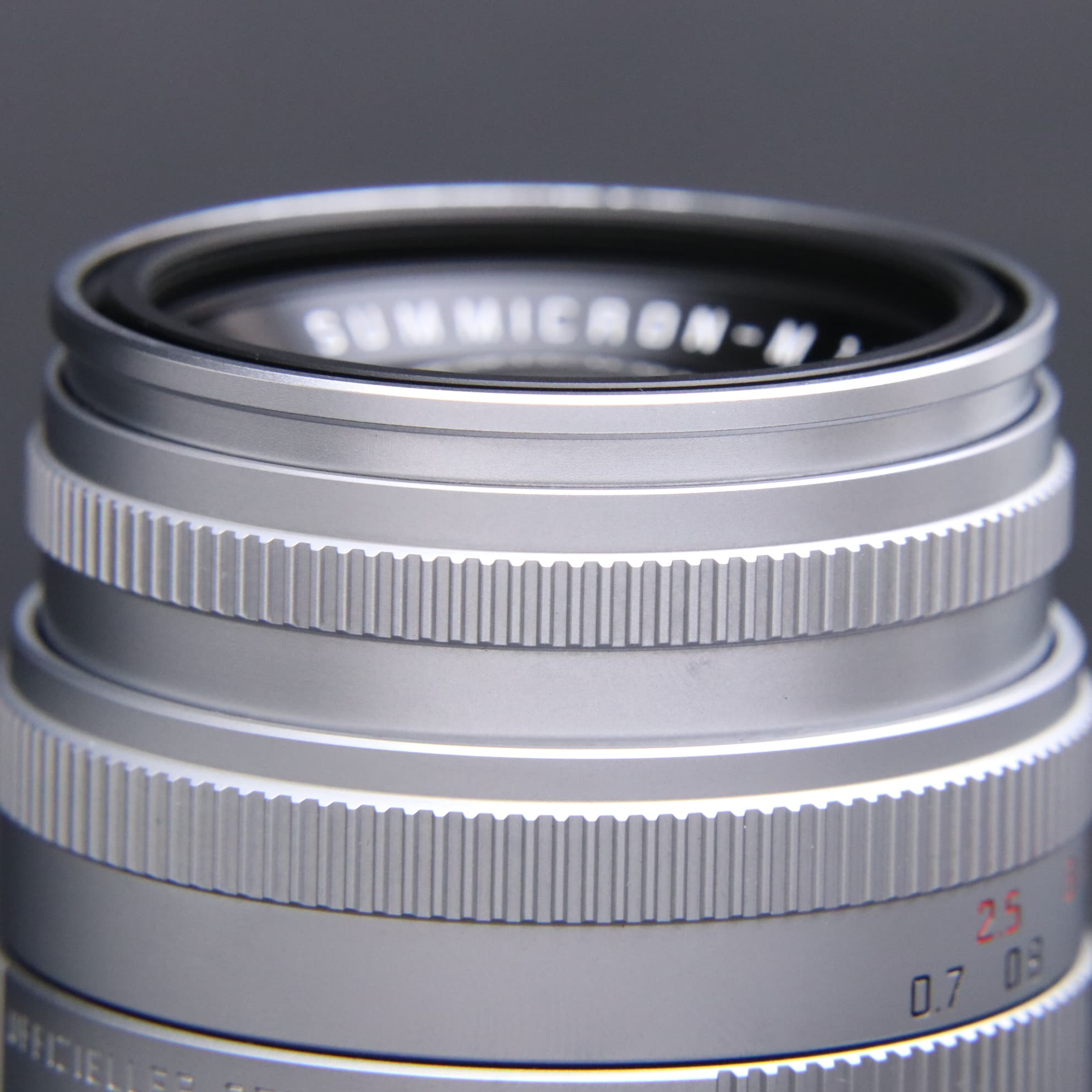 【保証書あり】ライカ ズミクロン M50mm F2 レンズフード組込 シルバー LEICA - 【保証書あり】ライカ ズミクロン M50mm F2 レンズフード組込