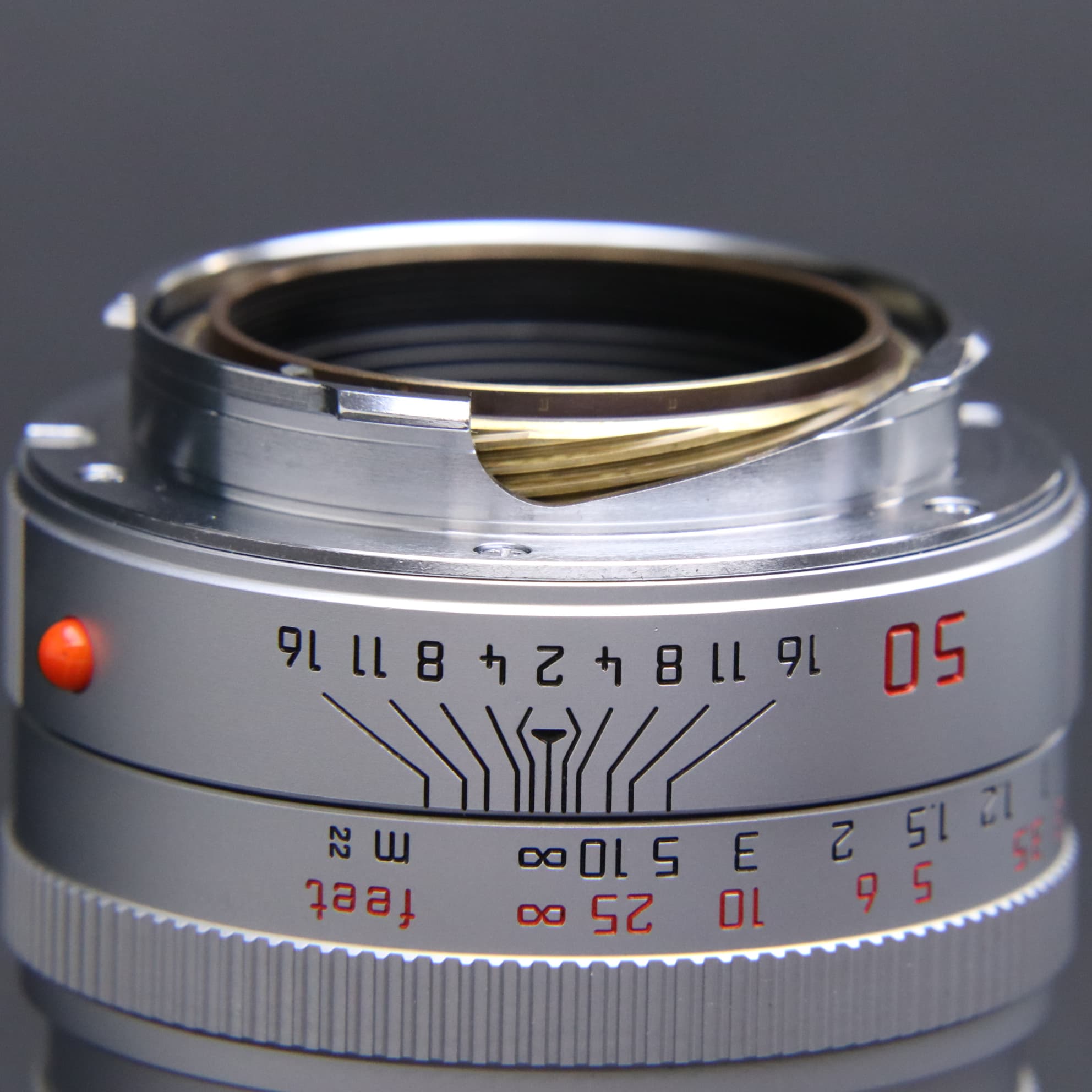 【保証書あり】ライカ ズミクロン M50mm F2 レンズフード組込 シルバー LEICA - 【保証書あり】ライカ ズミクロン M50mm F2 レンズフード組込