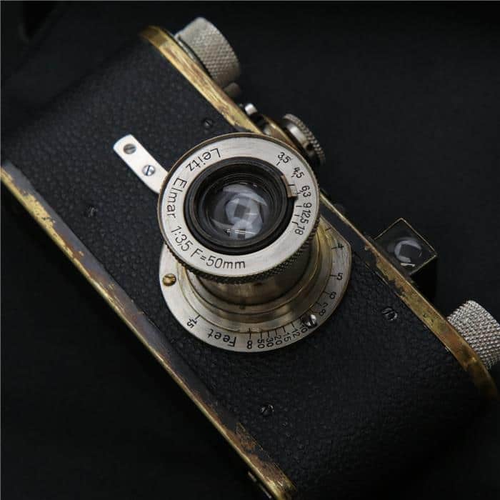 LEICA - 【中古】(ライカ) Leica A型 ブラック (新エルマー50/3.5付) 中古】(ライカ) Leica A型 ブラック (新エルマー50/3.5付
