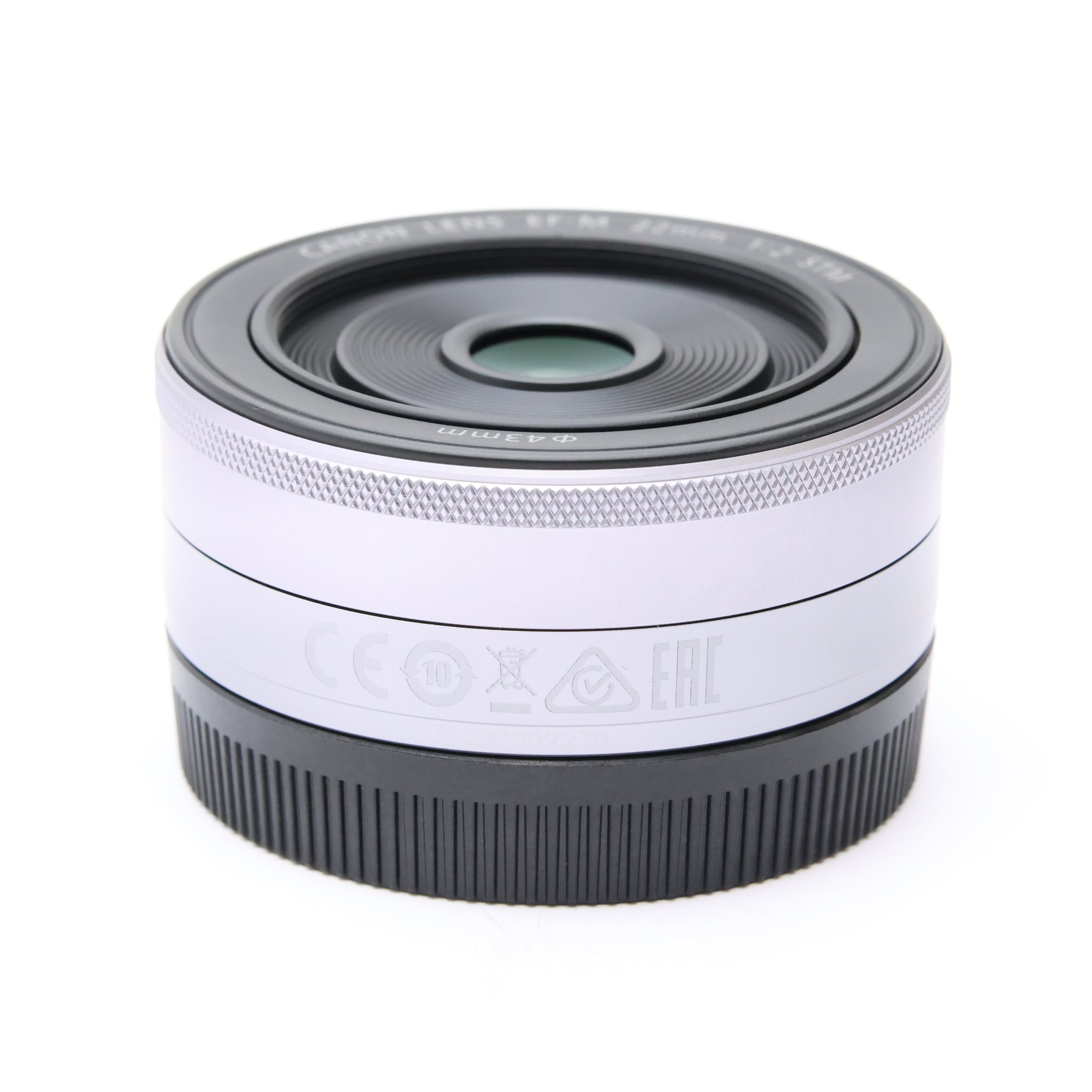 中古)Canon (キヤノン) EF-M22mm F2 STM シルバー（商品ID