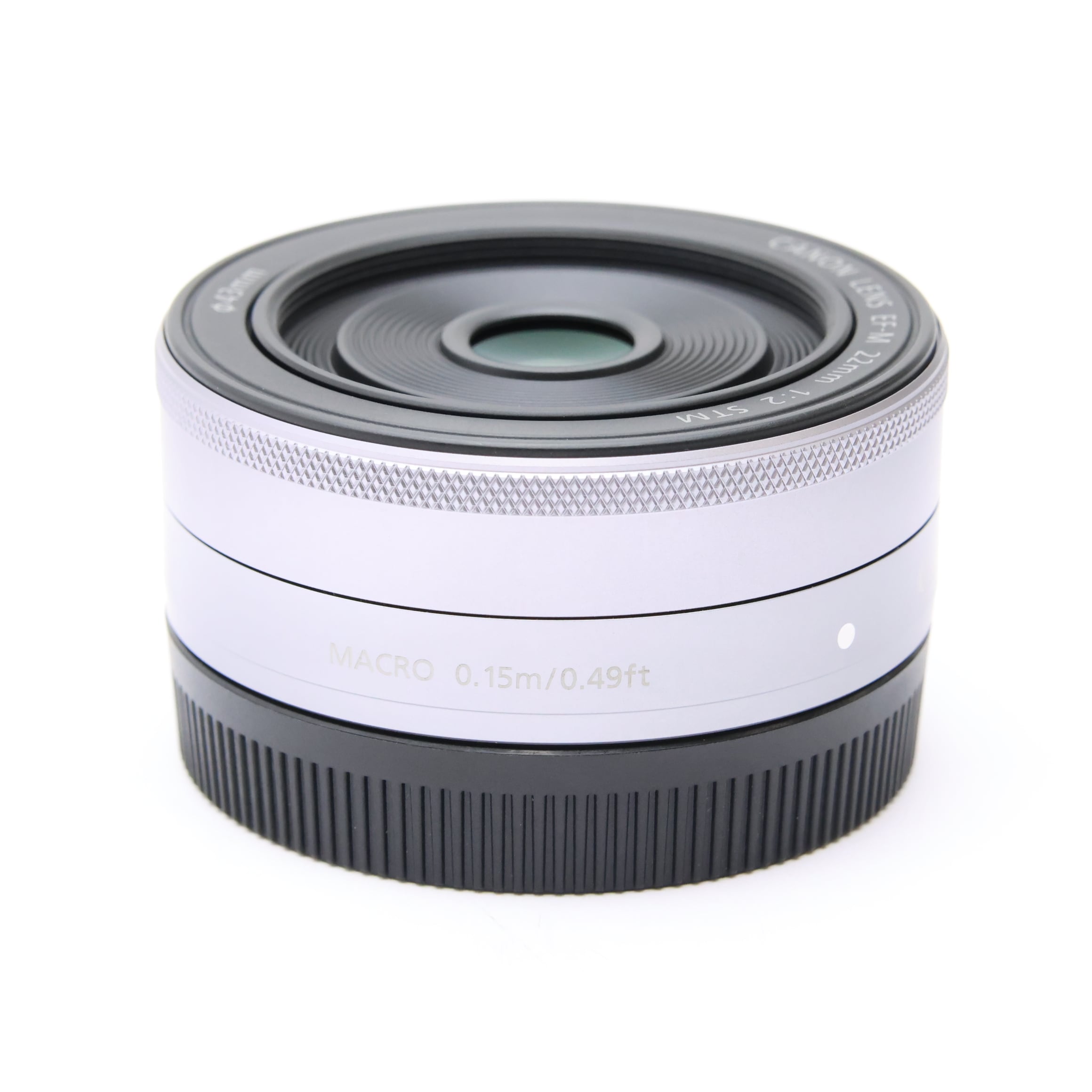 Canon EF-M22mm F2 STM シルバー 美品 中古)Canon (キヤノン) EF-M22mm F2 STM シルバー（商品ID
