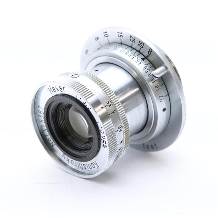 外観美品 Konishiroku Hexar 50mm f3.5 中古)Konica (コニカ) Konishiroku HEXAR (L) 50mm F3.5 (沈胴)（商品