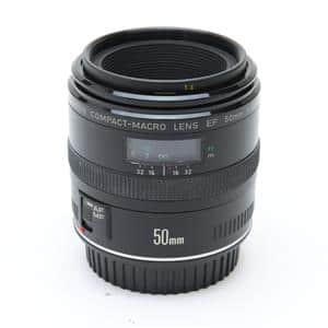 Canon - 【中古】(キヤノン) Canon EF50/F2.5 コンパクトマクロ+ライフサイズコンバーター付 中古】 キヤノン ライフサイズコンバーター EF EF50mm F2.5