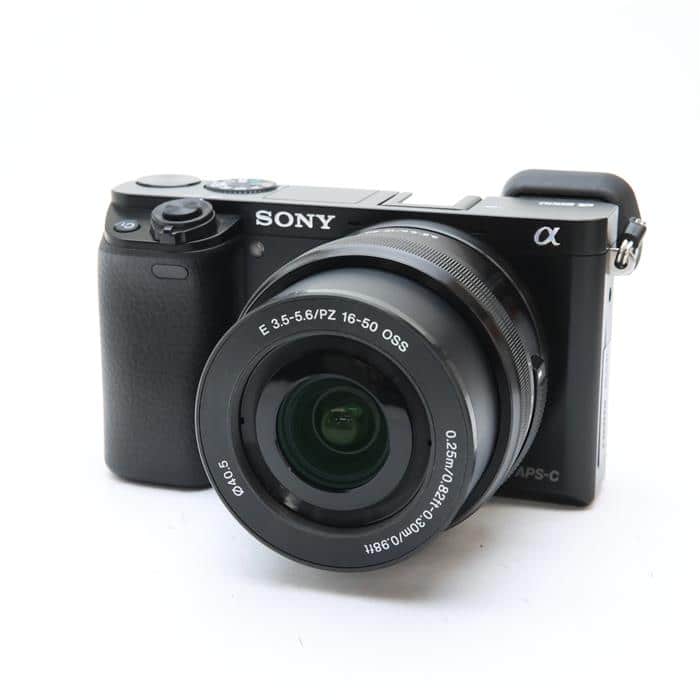 中古)SONY (ソニー) α6000パワーズームレンズキット ILCE-6000L B  