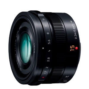 並品　パナソニック　カメラ　レンズ DG SUMMILUX15mm f1.7