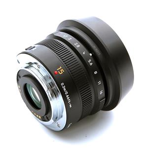 Panasonic (パナソニック) LEICA DG SUMMILUX 15mm F1.7 ASPH. H-X015-K ブラック
