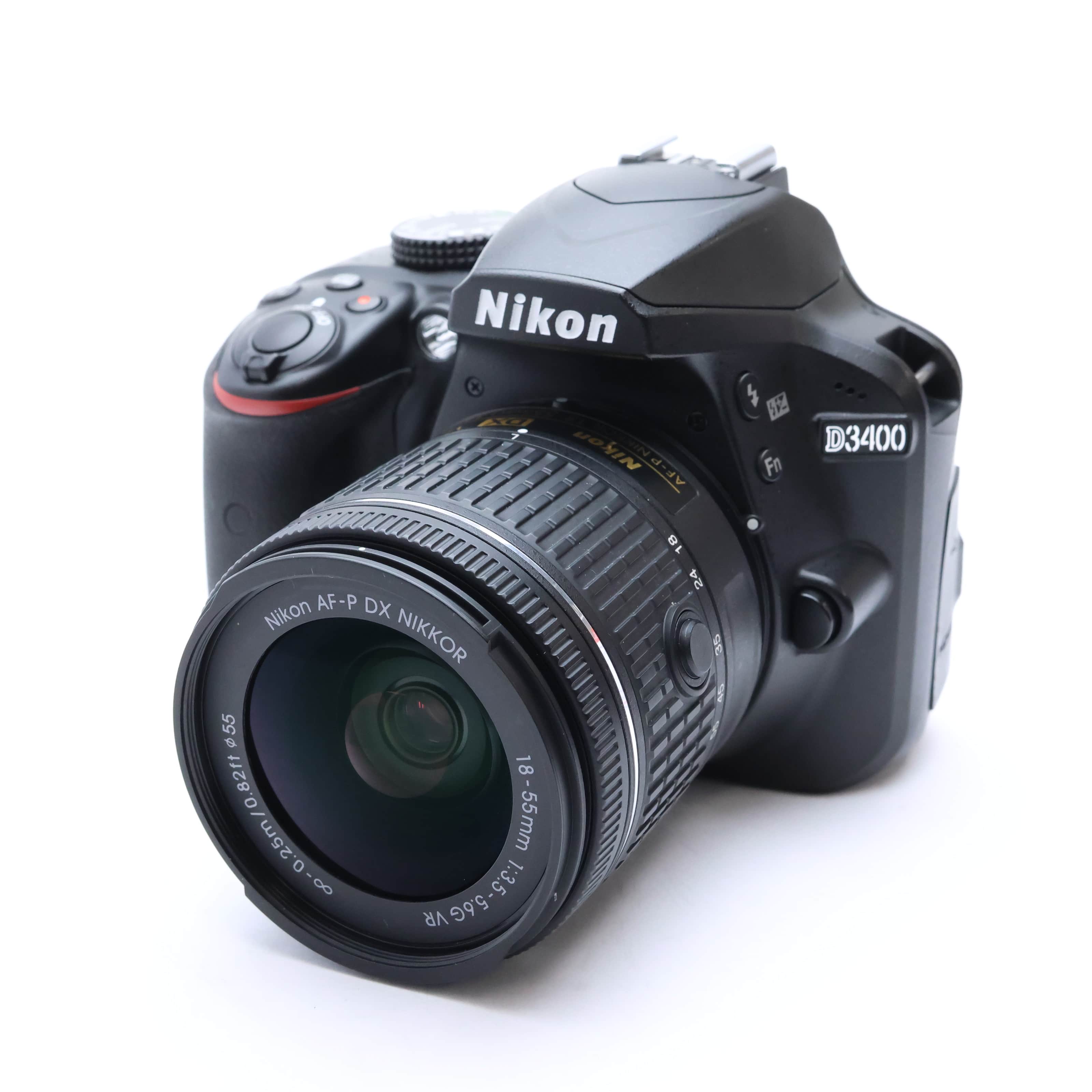 中古)Nikon (ニコン) D3400 ダブルズームキット ブラック（商品ID