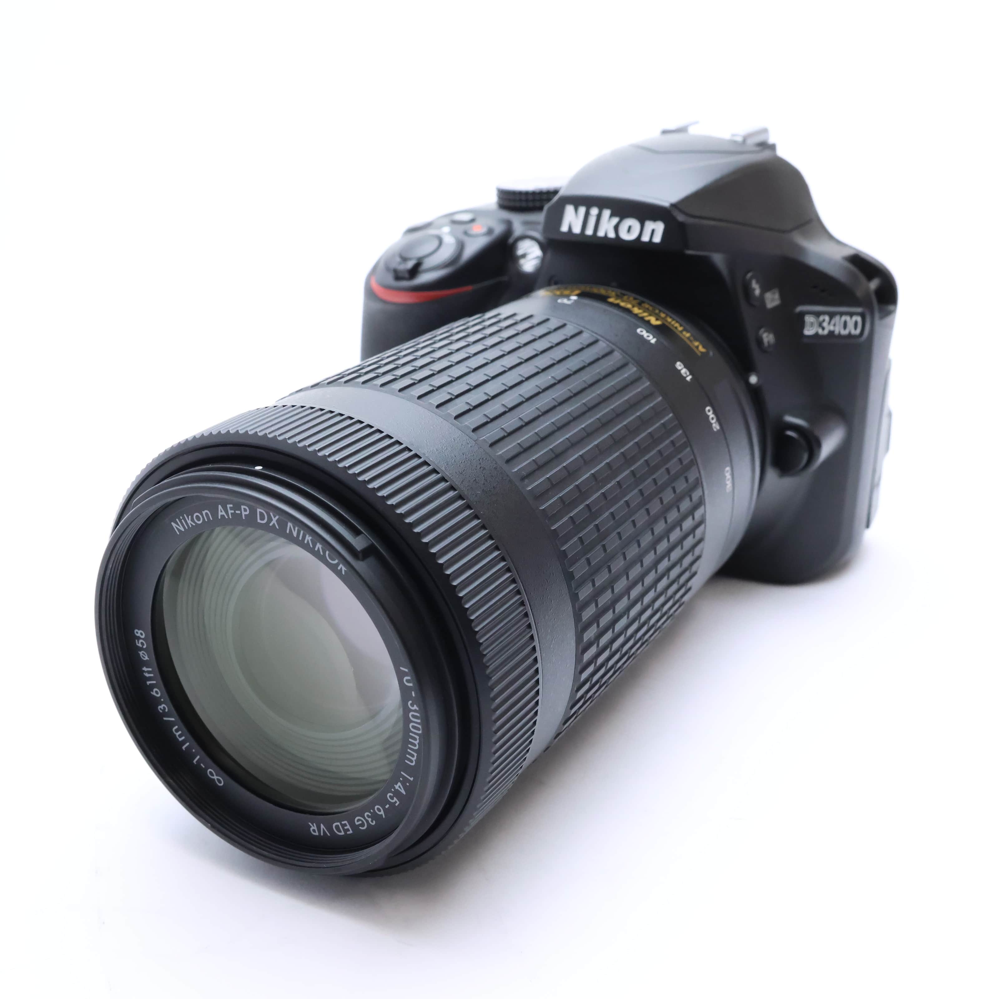 中古)Nikon (ニコン) D3400 ダブルズームキット ブラック（商品ID