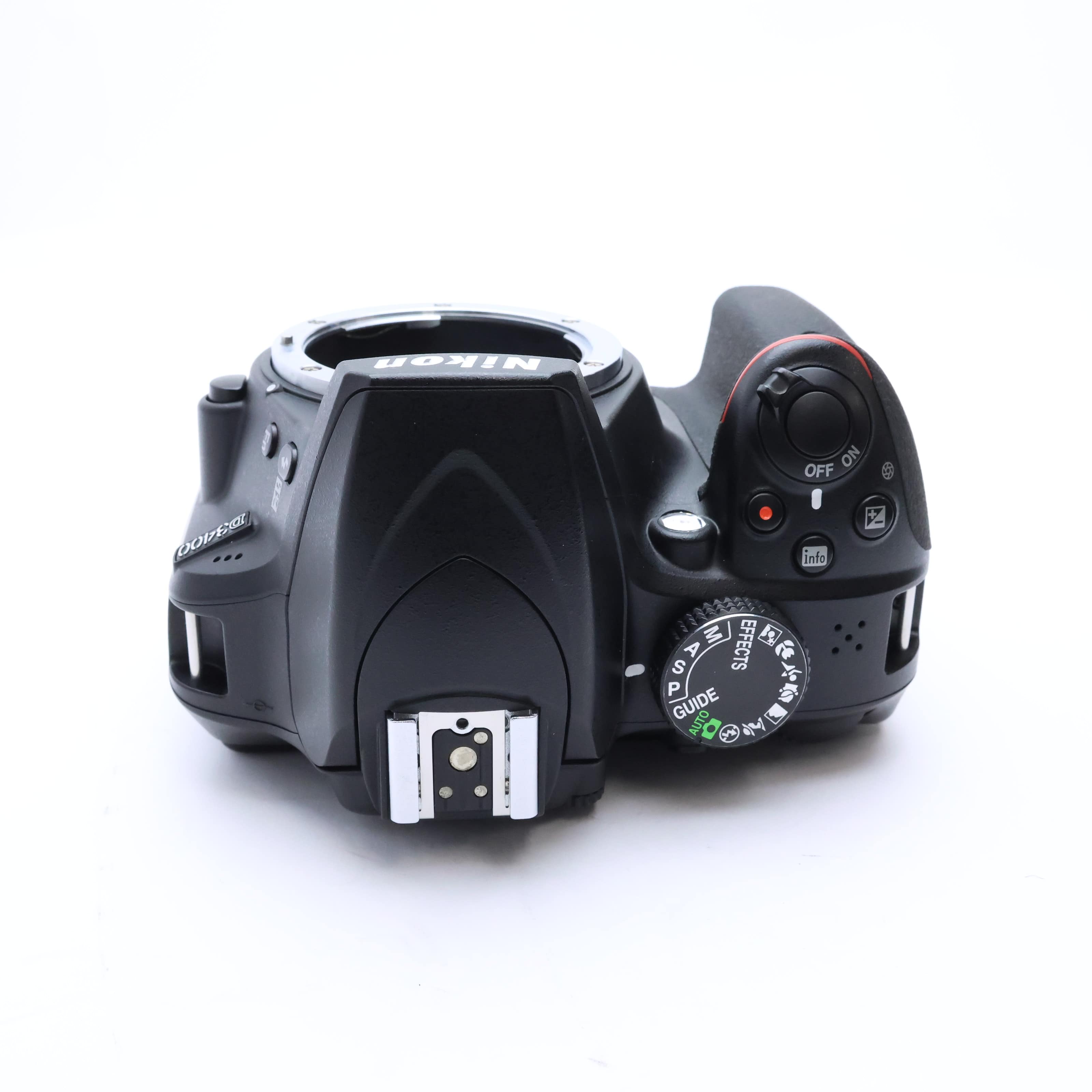 D3400ダブルズームキット (中古) 中古：B(並品)】ニコン D3400 ダブルズームキット ブラック