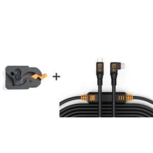 Tethertools (テザーツール) TetherGuard レバーロック・ケーブルキット(USB-C / USB-C 9.4m) LLPC31RT2-BLK ブラック メイン