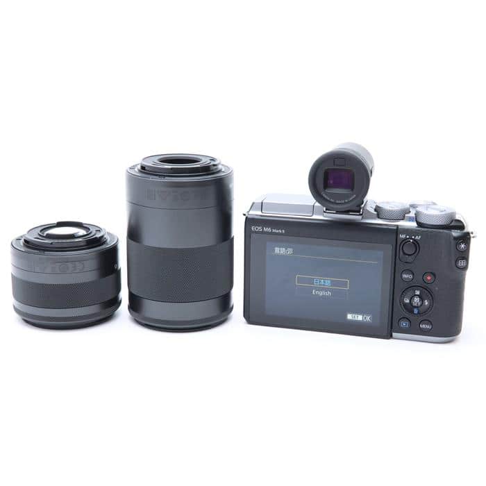 Canon EOS M6 ズームキット+単焦点レンズ Canon EOS M6標準レンズキット