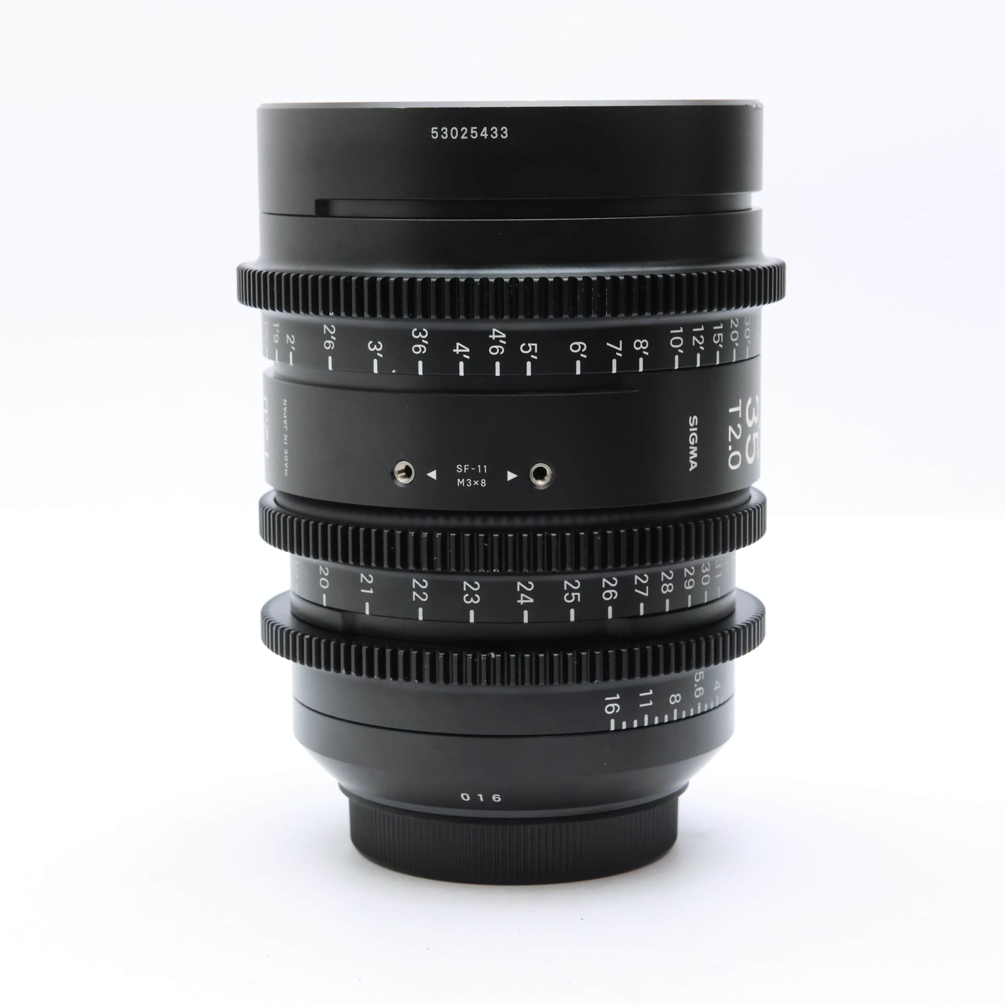 中古)SIGMA (シグマ) 18-35mm T2.0 (キヤノンEF用/フィート表記/Normal
