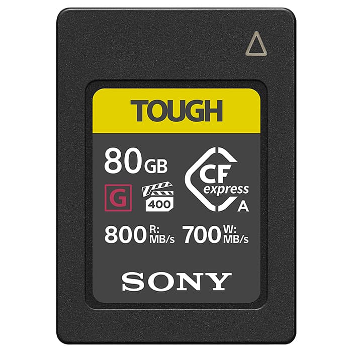 (新品)SONY (ソニー) CFexpress Type A メモリーカード 80GB  CEA-G80T（商品ID：4548736089037）詳細ページ | デジタルカメラ、ミラーレスカメラ、交換レンズの総合サイト｜マップカメラ