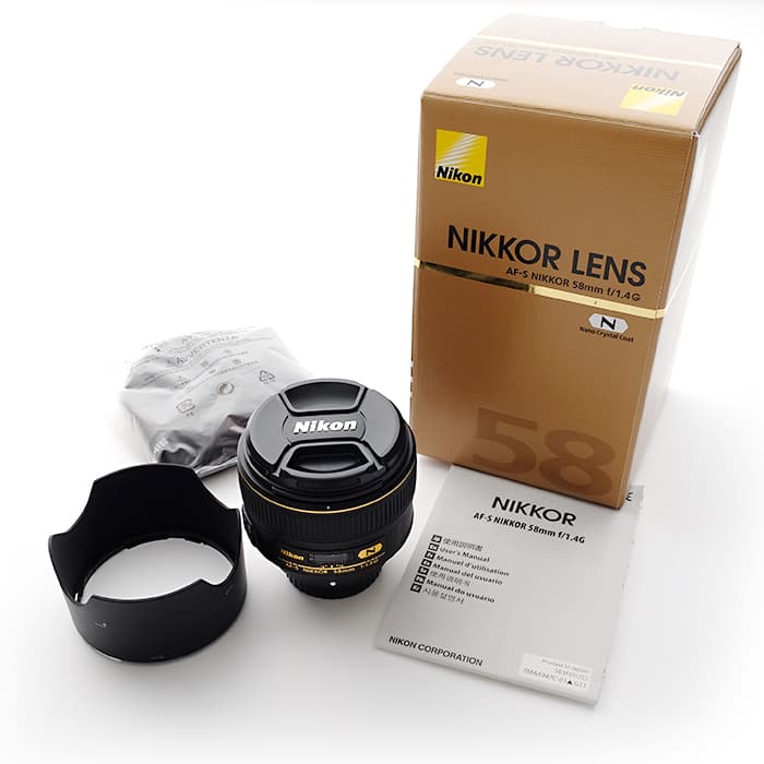新品)Nikon (ニコン) AF-S NIKKOR 58mm F1.4G（商品ID：4960759028037