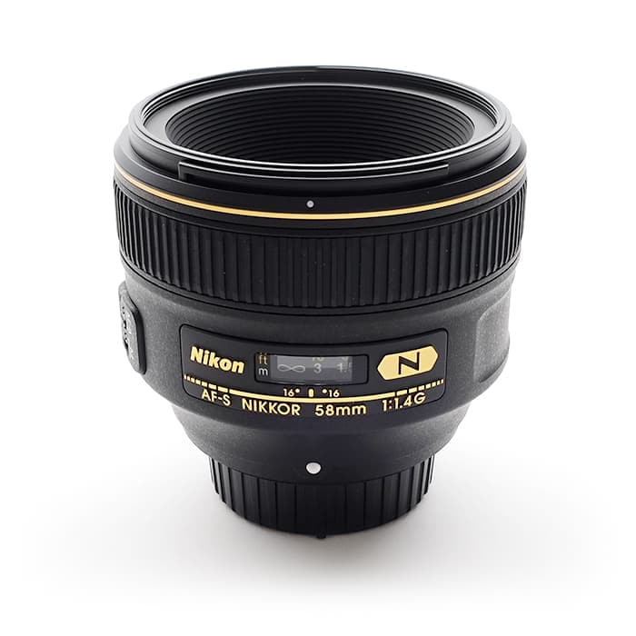 新品)Nikon (ニコン) AF-S NIKKOR 58mm F1.4G（商品ID：4960759028037