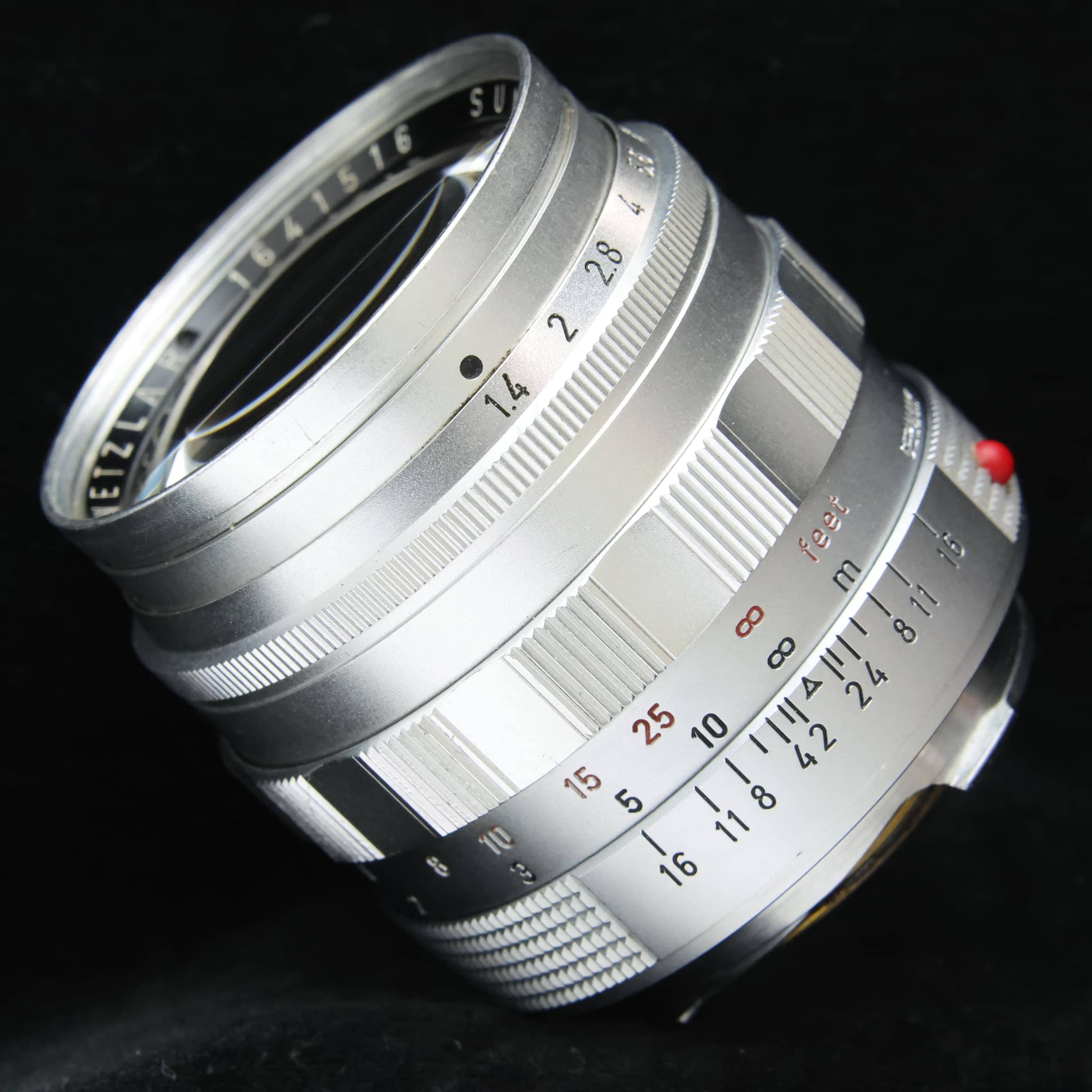 OH済み ライカ Leica Summilux M50mm F1.4 （2nd Leica(ライカ) SUMMILUX-M 50mm F1.4 (2nd) ブラックペイント 222万台