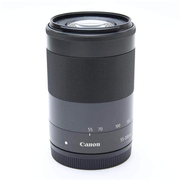 【ジャンク品】Canon EF–M55-200 IS STM 中古)Canon (キヤノン) EF-M55-200mm F4.5-6.3 IS STM ブラック