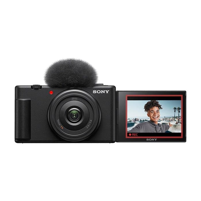 新品)SONY (ソニー) VLOGCAM ZV-1F ブラック（商品ID：4548736147041