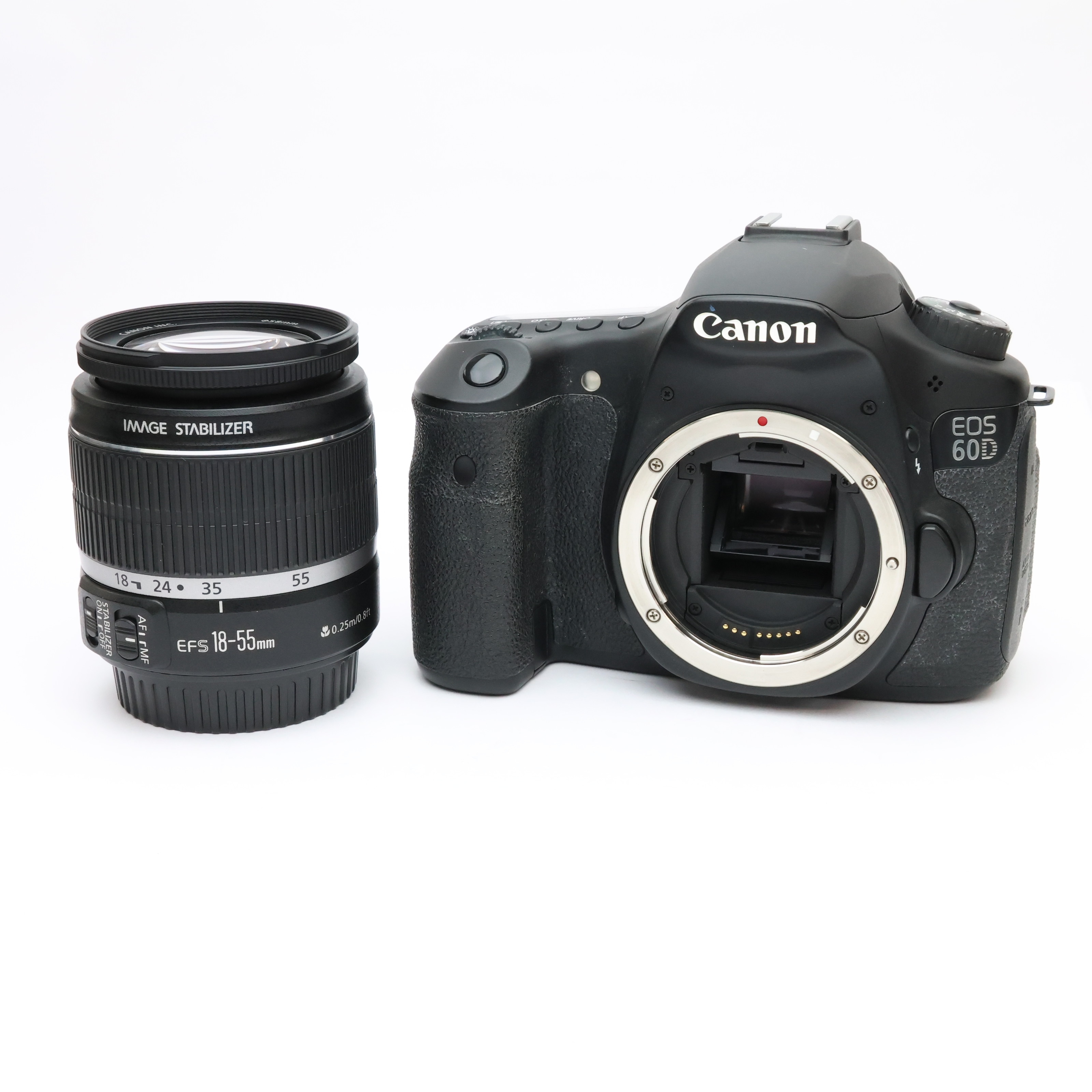 中古)Canon (キヤノン) EOS 60D EF-S18-55 IS レンズキット（商品ID