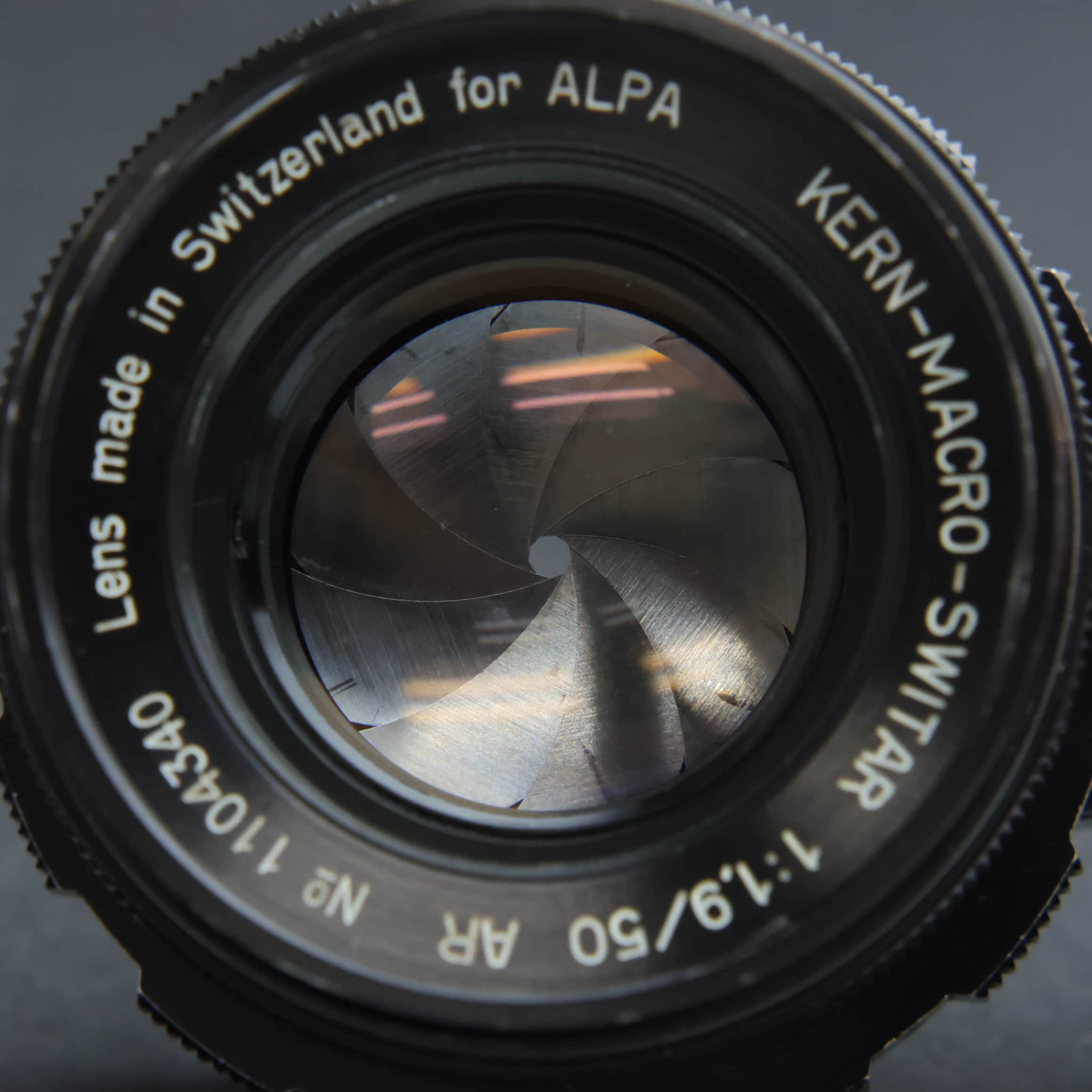 中古)ALPA (アルパ) ケルン マクロスイター 50mm F1.9 AR+レンズフード