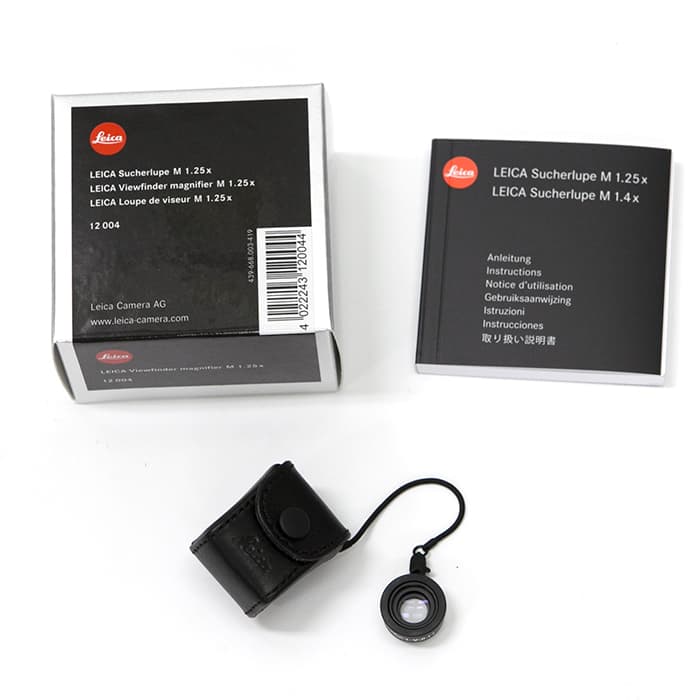 ライカ Leica ビューファインダーマグニファイヤーM1.25x 新品)Leica (ライカ) ビューファインダーマグニファイヤーM 1.25x