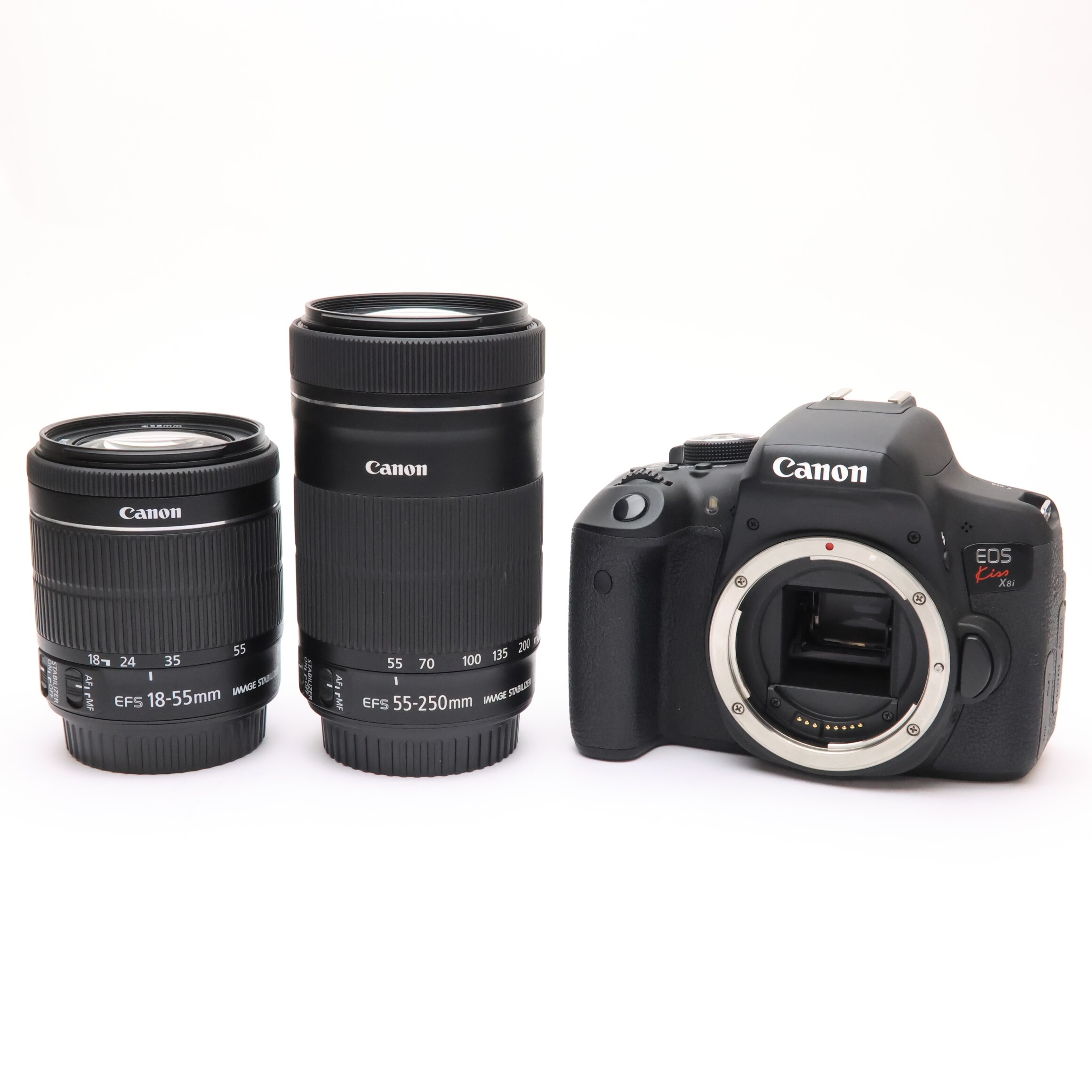 中古)Canon (キヤノン) EOS Kiss X8i ダブルズームキット（商品ID