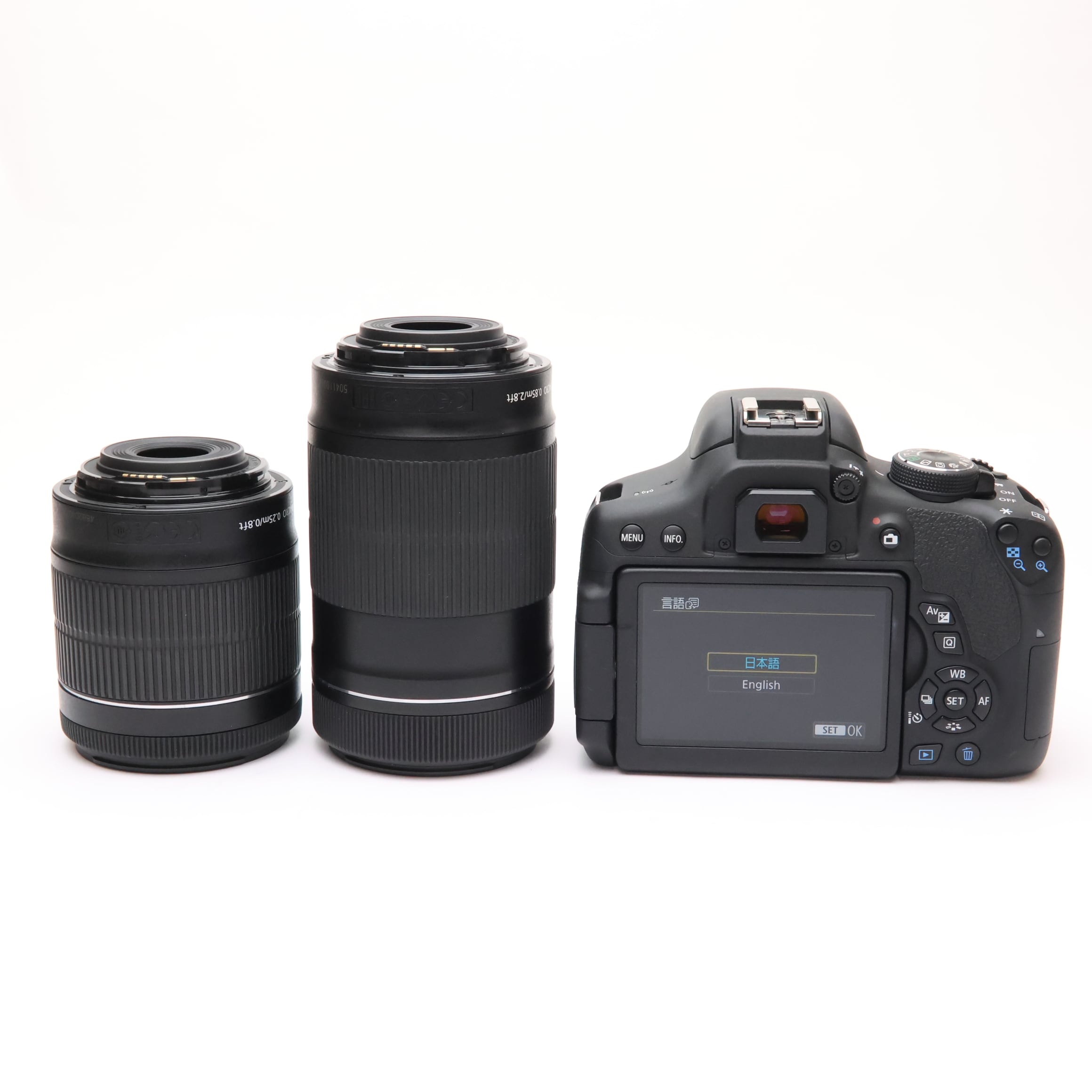中古)Canon (キヤノン) EOS Kiss X8i ダブルズームキット（商品ID 