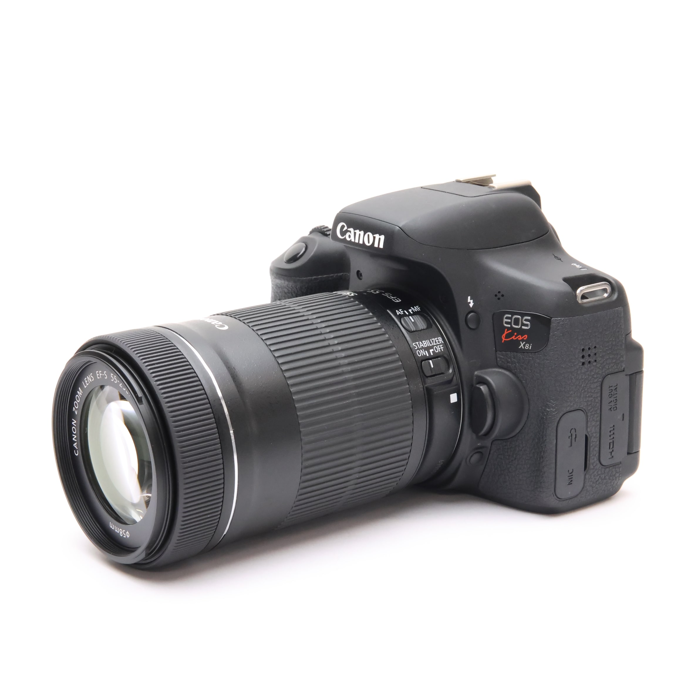 ココCanon EOS Kiss X8i ダブルズームキット　中古品 中古)Canon (キヤノン) EOS Kiss X8i ダブルズームキット（商品ID