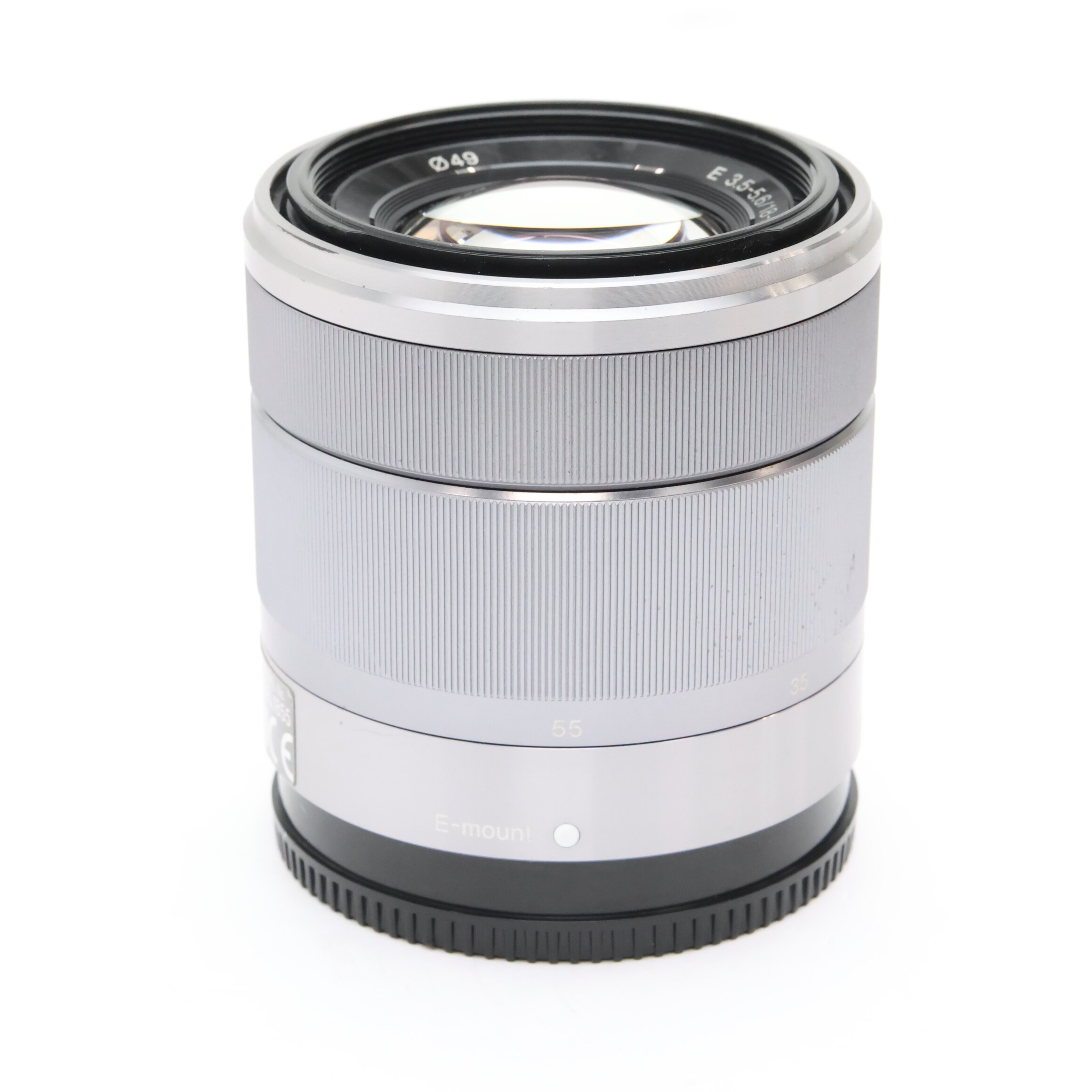 中古)SONY (ソニー) E 18-55mm F3.5-5.6 OSS SEL1855 シルバー（商品ID 