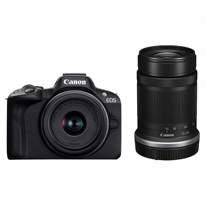 新品)Canon (キヤノン) EOS R50 ダブルズームキット ブラック（商品ID ...