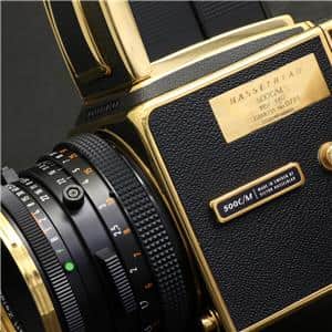 HASSELBLAD 500C/M ゴールド 標準セット(CF80/2.8+A12マガジン付) 30周年記念