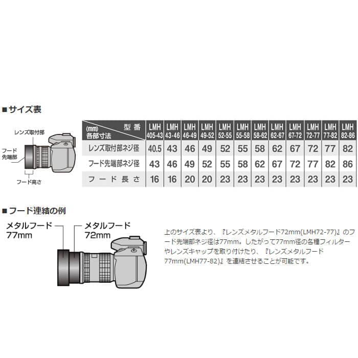 新品)Kenko (ケンコー) レンズメタルフード レンズ側58mm フード