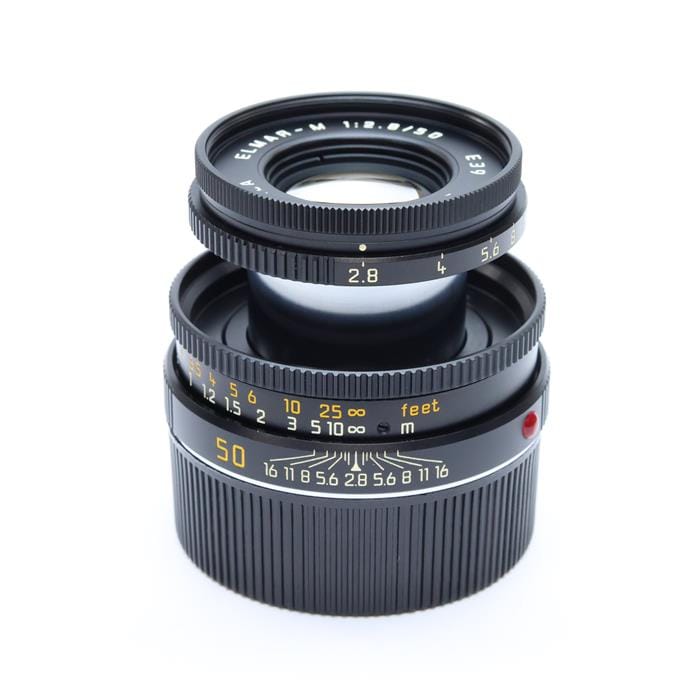 中古)Leica (ライカ) エルマー M50mm F2.8 沈胴式 ※最短0.7m ブラック