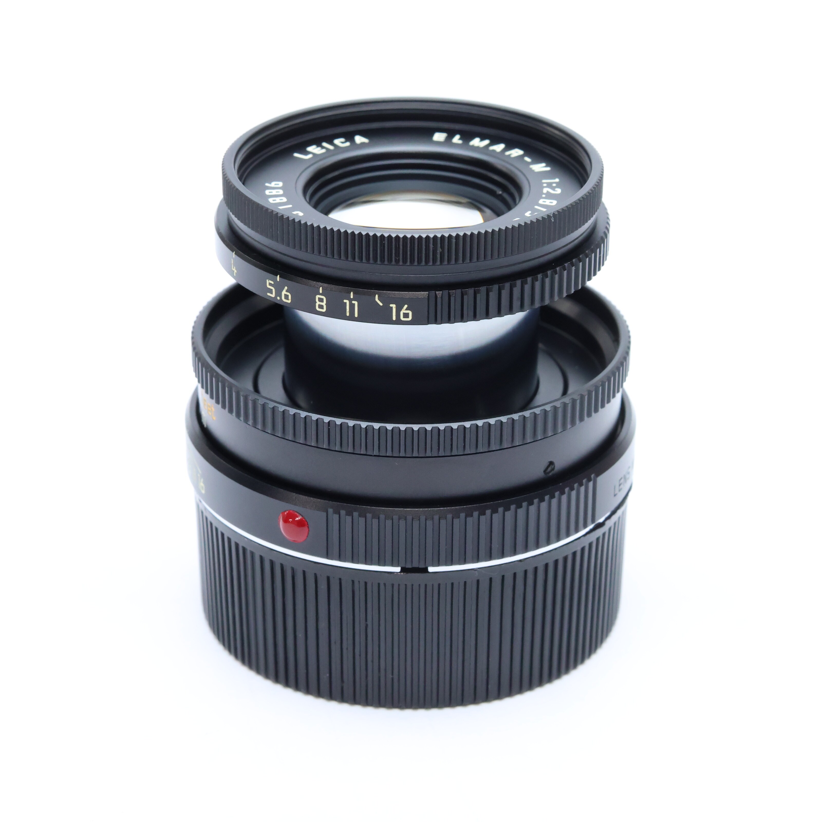 中古)Leica (ライカ) エルマー M50mm F2.8 沈胴式 ※最短0.7m ブラック