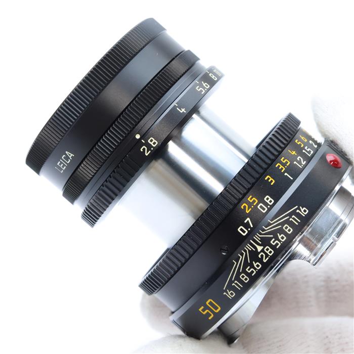 中古)Leica (ライカ) エルマー M50mm F2.8 沈胴式 ※最短0.7m ブラック