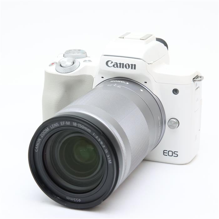 Canon EOS Kiss M ホワイト / EF-M18-150mm 難あり 中古)Canon (キヤノン) EOS Kiss M EF-M18-150 IS STM レンズ