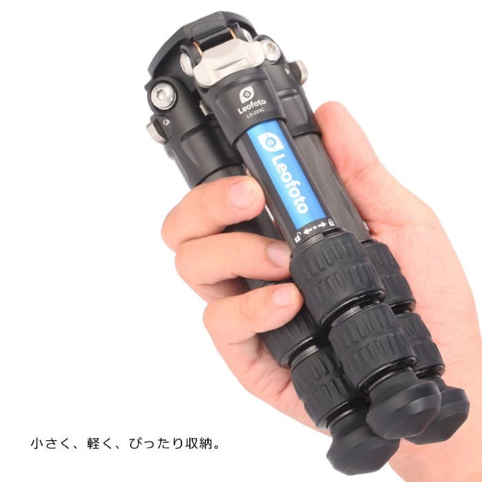 新品)Leofoto(レオフォト) コンパクトカーボン3段三脚 LS-223C 新品)Leofoto(レオフォト) コンパクトカーボン3段三脚 LS-223C