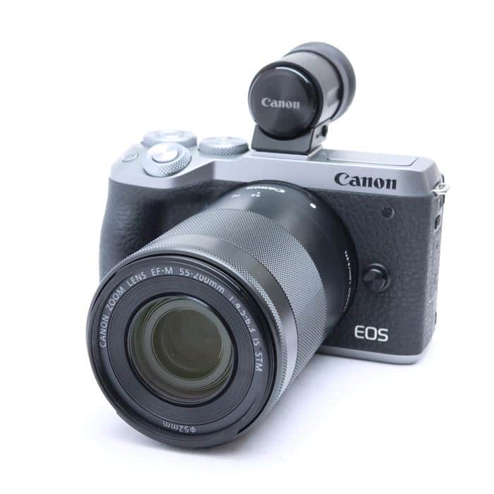 中古)Canon (キヤノン) EOS M6 Mark II ダブルズームEVFキット