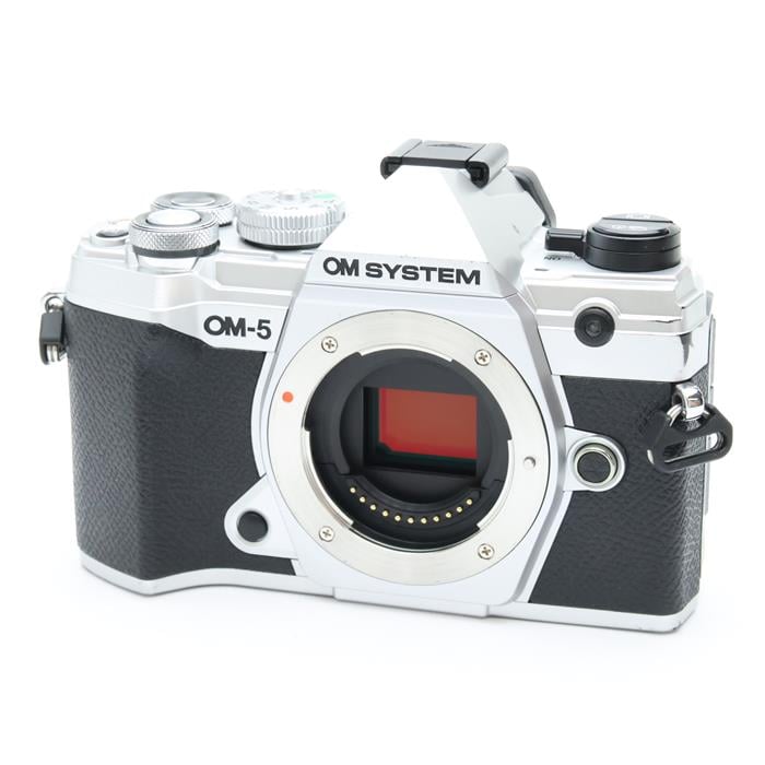 OLYMPUS - 【中古】(オーエムシステム) OM SYSTEM OM-5シルバー+グリップECG-5 中古)OM SYSTEM（オーエムシステム） OM-5 ボディ シルバー