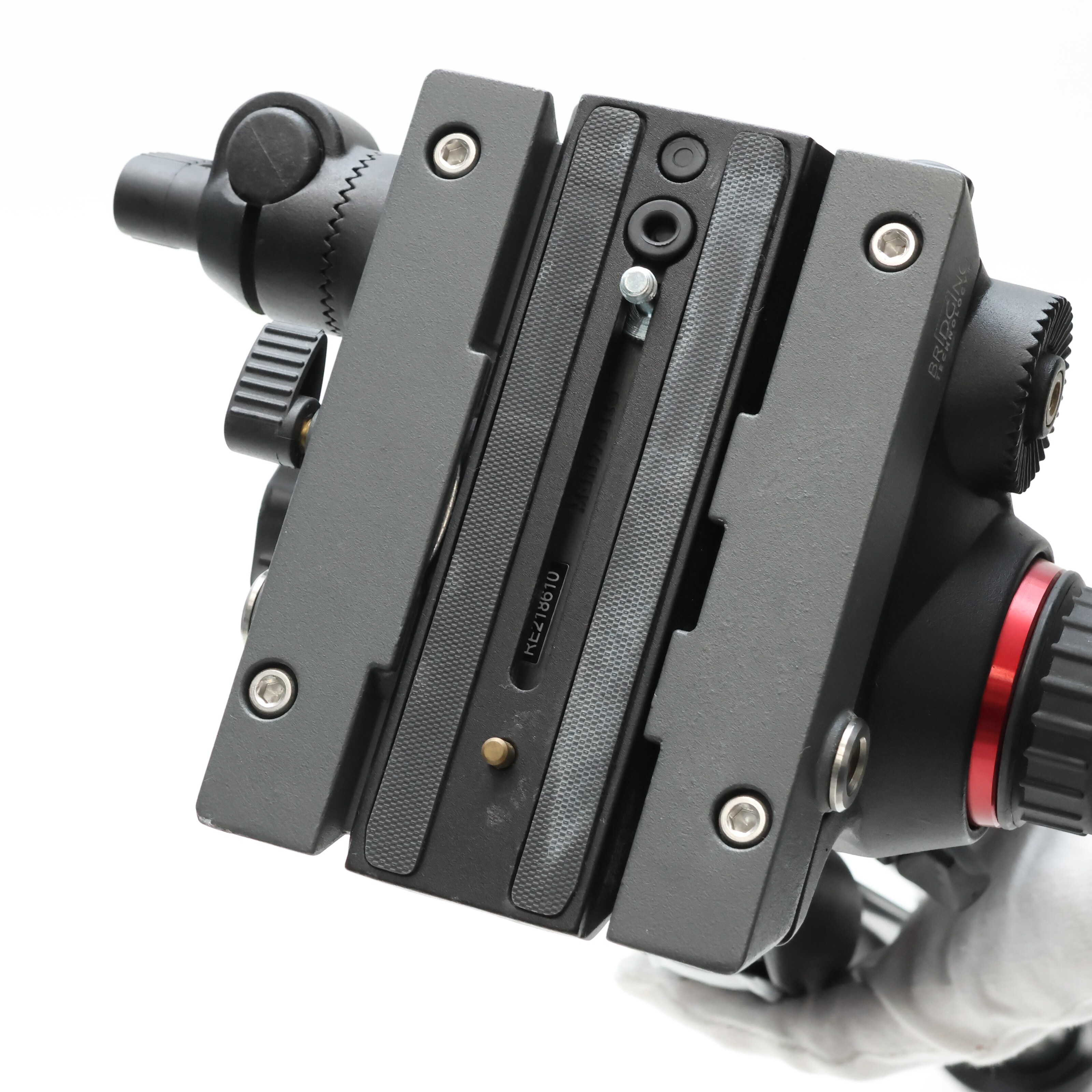 中古)Manfrotto (マンフロット) 055プロアルミニウム三脚3段+MVH502AH