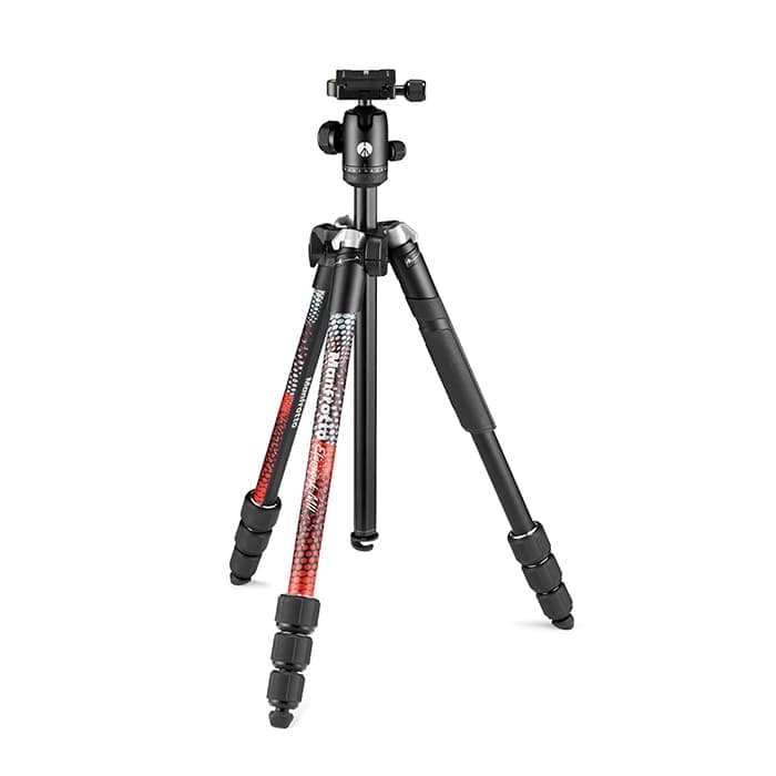 (新品)Manfrotto (マンフロット) Element MII アルミニウム4段三脚キット MKELMII4RD-BH  レッド（商品ID：8024221700060）詳細ページ | デジタルカメラ、ミラーレスカメラ、交換レンズの総合サイト｜マップカメラ