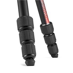 Manfrotto (マンフロット) Element MII アルミニウム4段三脚キット MKELMII4RD-BH レッド