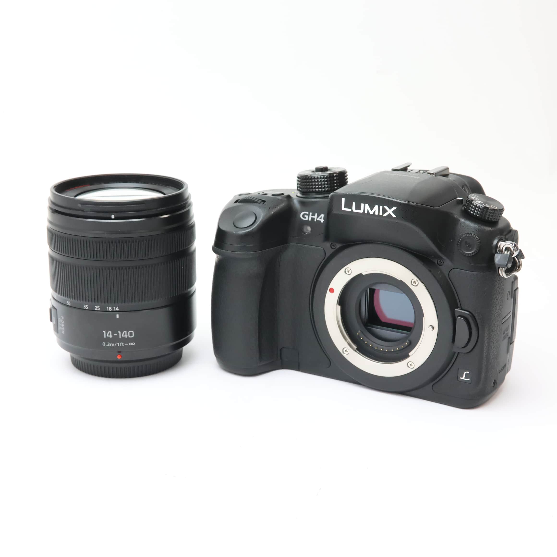 中古)Panasonic (パナソニック) LUMIX GH4 レンズキット DMC-GH4H 