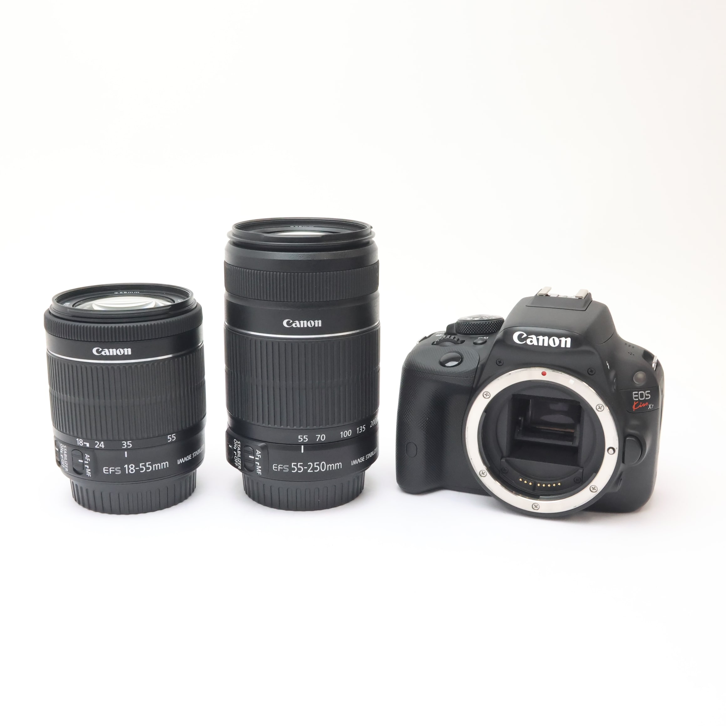 中古)Canon (キヤノン) EOS Kiss X7 ダブルズームキット（商品ID